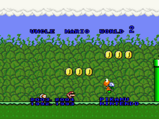 Uncle Mario World 2 Demo Version E